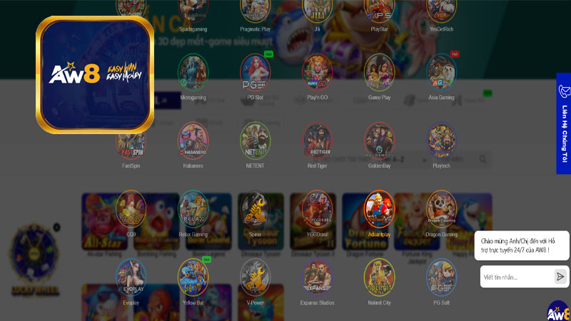 Gợi ý những tựa game bắn cá chất lượng của Aw8